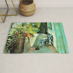 Henri Matisse Terrace at Saint Tropez Rug Gallery Image 1
