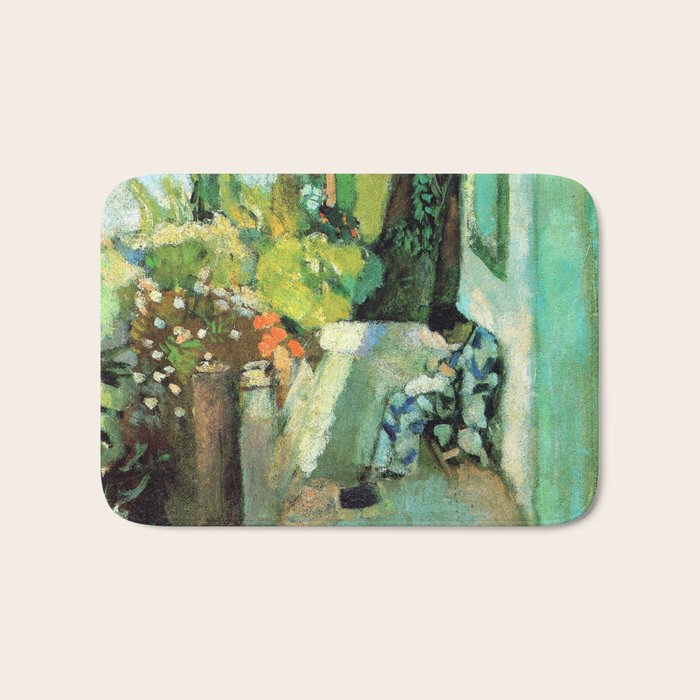 Henri Matisse Terrace at Saint Tropez Bath Mat Gallery Image 1