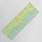 Yellow Wildflowers II Yoga Mat Gallery Image 1