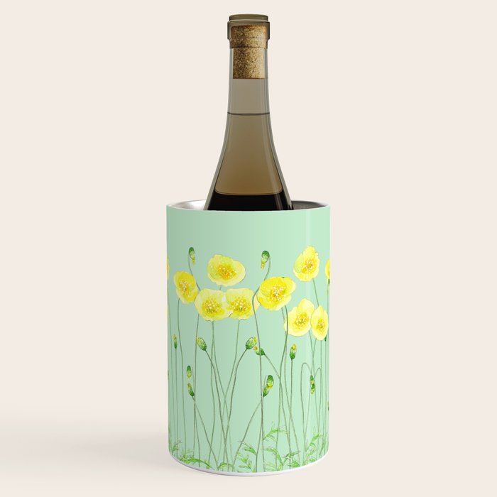Yellow Wildflowers II Wine Chiller Gallery Image 2
