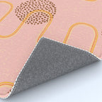 Abstract Fields in Peach Pink & Brown Rug Gallery Image 4