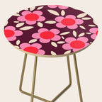 Pink and Maroon Flowers Pop Side Table Gallery Image 2