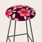 Pink and Maroon Flowers Pop Stool Gallery Image 2