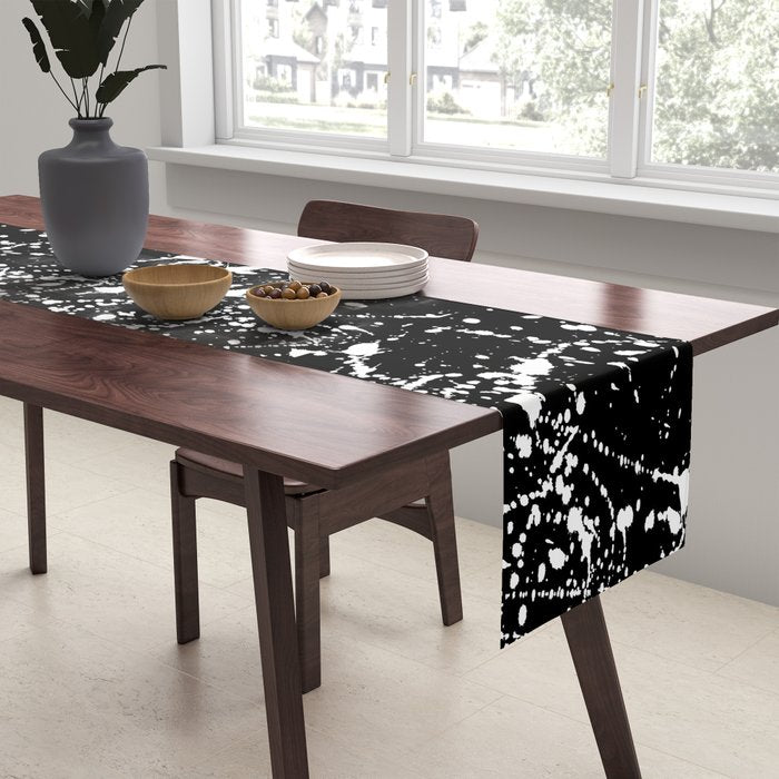 Splat Black Table Runner Gallery Image 2