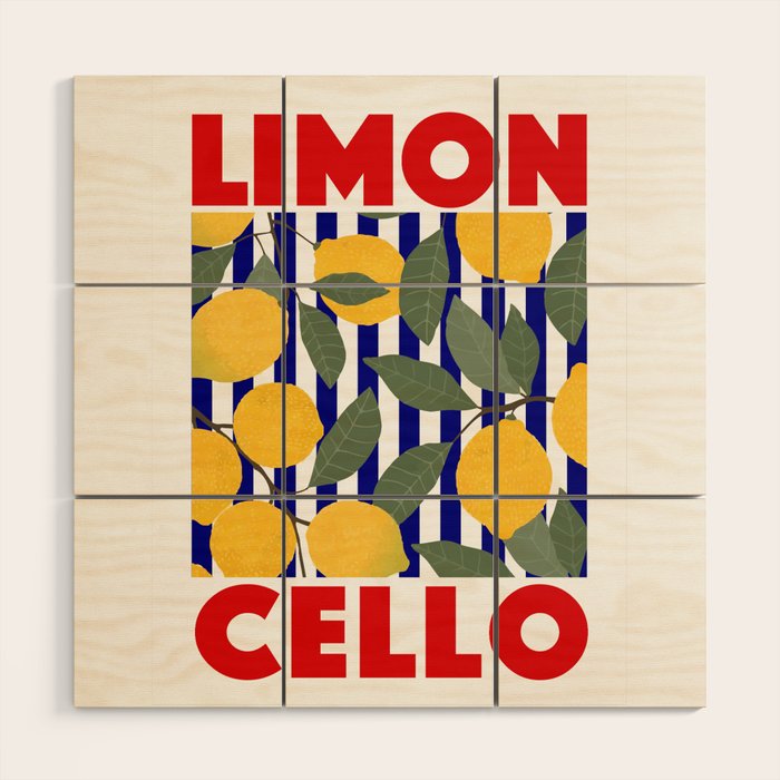 Limoncello Wood Wall Art Gallery Image 1
