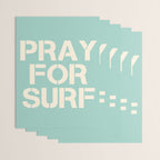 Pray For Surf | Blue Wrapping Paper Gallery Image 3