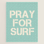 Pray For Surf | Blue Jigsaw Puzzle Gallery Image 1