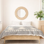 Southwestern Pattern 131 Gray and Beige Duvet Cover Gallery Image 3