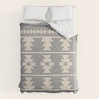 Southwestern Pattern 131 Gray and Beige Comforter Gallery Image 6