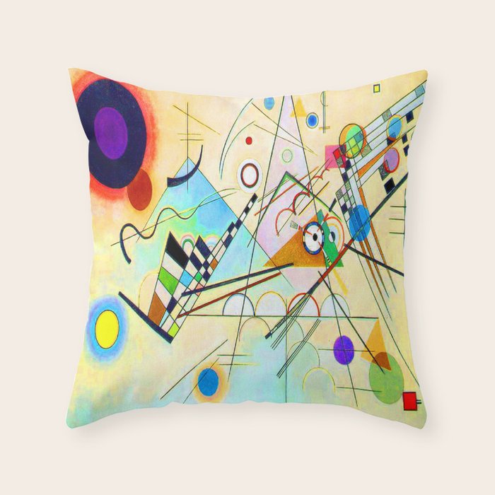 Kandinsky Composition VIII Throw Pillow Gallery Image 6