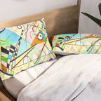 Kandinsky Composition VIII Pillow Sham Gallery Image 2