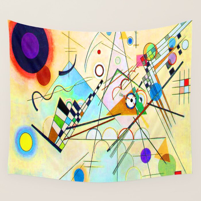 Kandinsky Composition VIII Wall Tapestry Gallery Image 4