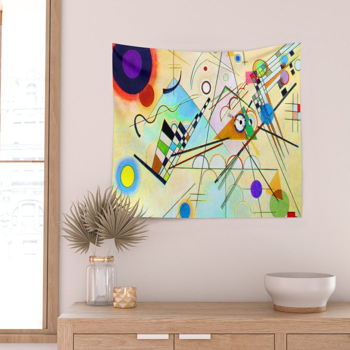 Kandinsky Composition VIII Wall Tapestry Gallery Image 2
