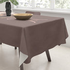 Delicate bouquet of flowers with bow - Peach and mocha copper Tablecloth Gallery Image 3