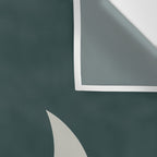 Moonrise Minimalism - Jade Wall Tapestry Gallery Image 3