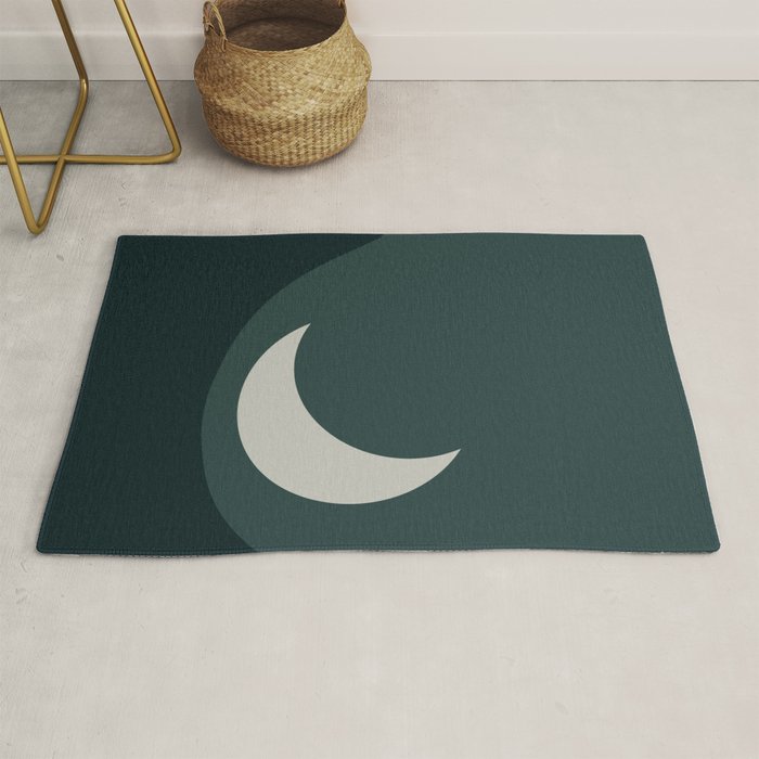 Moonrise Minimalism - Jade Rug Gallery Image 1
