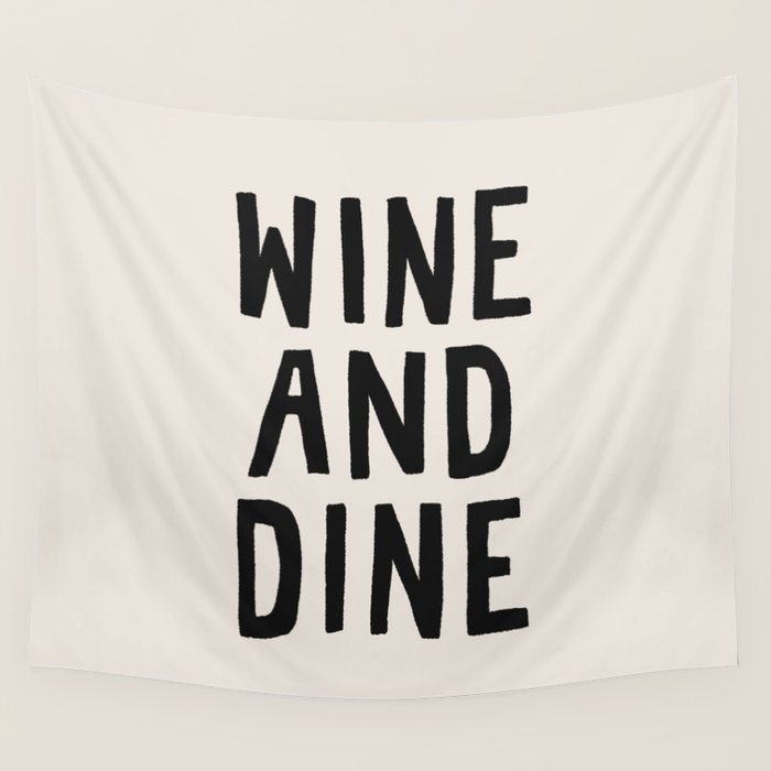 Wine And Dine Wall Tapestry Gallery Image 4