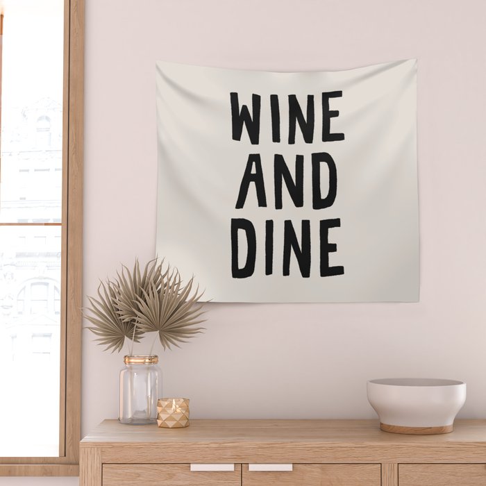 Wine And Dine Wall Tapestry Gallery Image 2