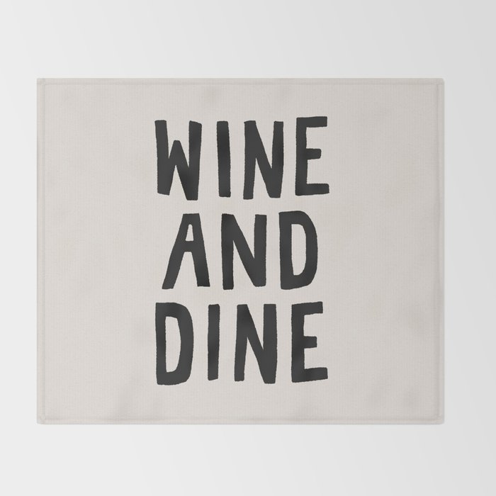 Wine And Dine Throw Blanket Gallery Image 2