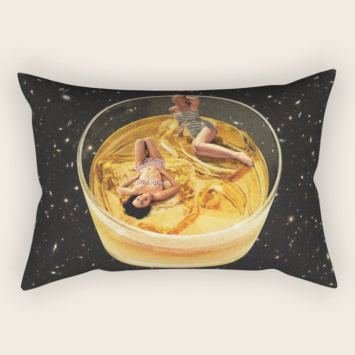 Whisky besties - Whiskey on the rocks Rectangular Pillow Gallery Image 2