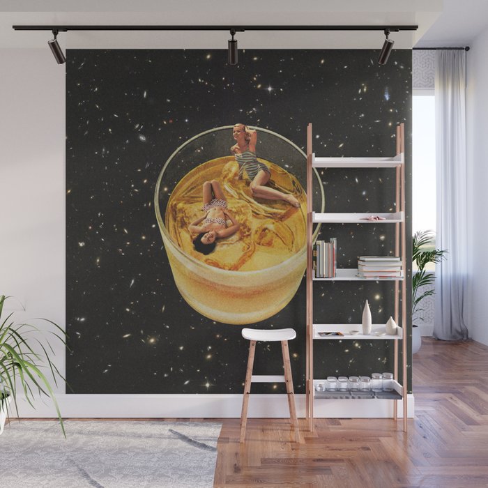 Whisky besties - Whiskey on the rocks Wall Mural Gallery Image 1
