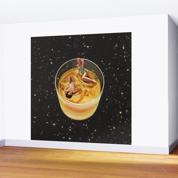 Whisky besties - Whiskey on the rocks Wall Mural Gallery Image 2