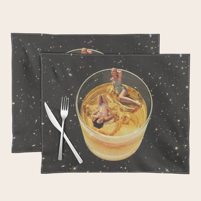 Whisky besties - Whiskey on the rocks Placemat Gallery Image 1