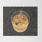 Whisky besties - Whiskey on the rocks Throw Blanket Gallery Image 2