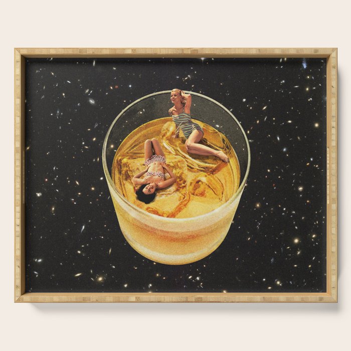 Whisky besties - Whiskey on the rocks Serving Tray Gallery Image 1