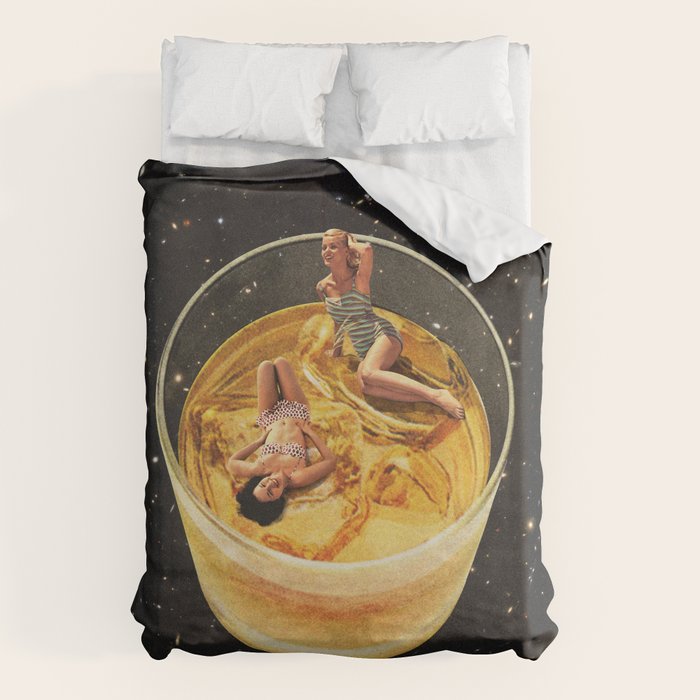 Whisky besties - Whiskey on the rocks Duvet Cover Gallery Image 6