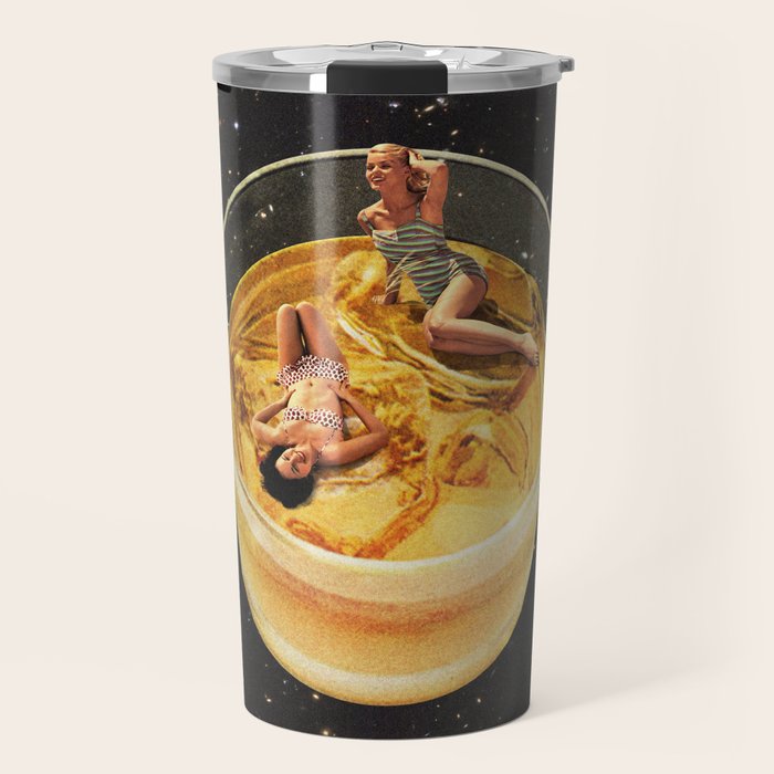 Whisky besties - Whiskey on the rocks Travel Mug Gallery Image 1