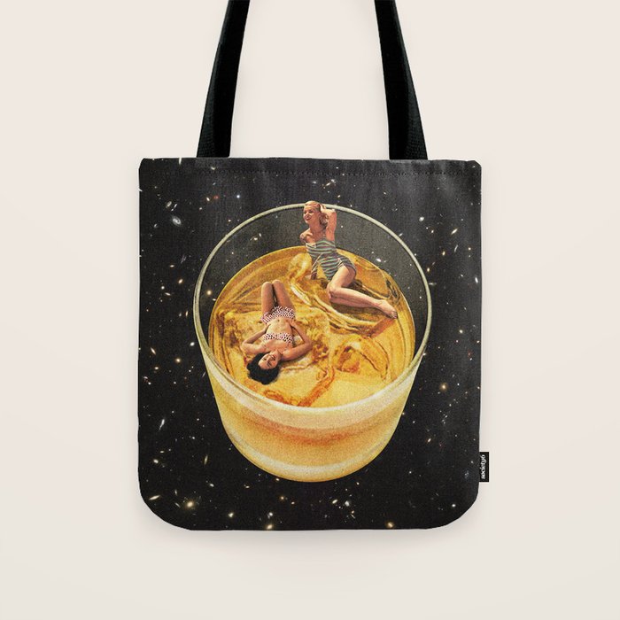 Whisky besties - Whiskey on the rocks Tote Bag Gallery Image 1