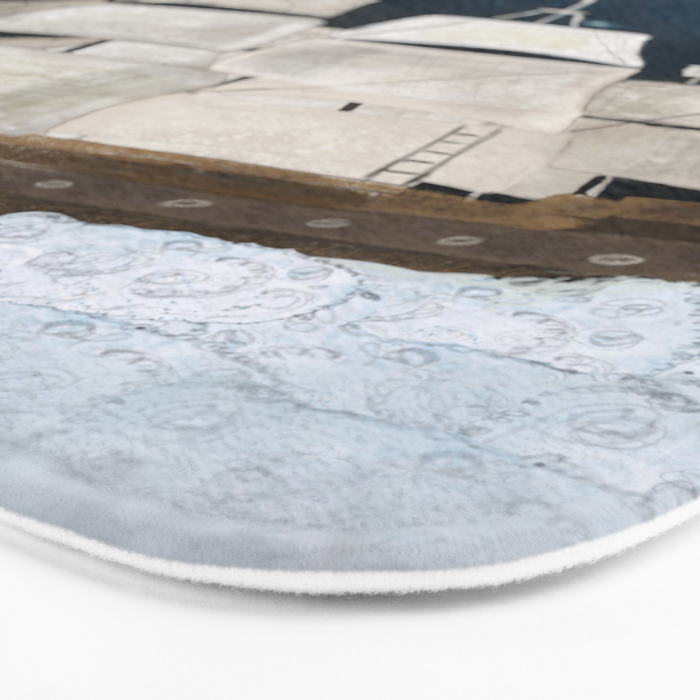 the pirate ghost ship Bath Mat Gallery Image 3