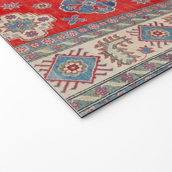 Diamond Eyes Kazak Persian Handmade Rug Welcome Mat Gallery Image 2