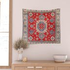 Diamond Eyes Kazak Persian Handmade Rug Wall Tapestry Gallery Image 2