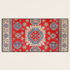 Diamond Eyes Kazak Persian Handmade Rug Desk Mat Gallery Image 3
