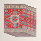 Diamond Eyes Kazak Persian Handmade Rug Wrapping Paper Gallery Image 3