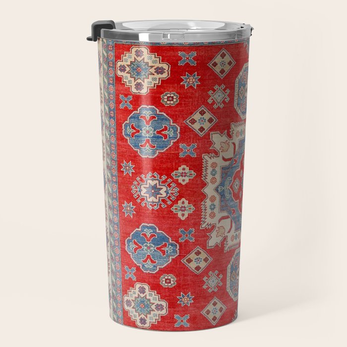 Diamond Eyes Kazak Persian Handmade Rug Travel Mug Gallery Image 3