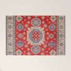 Diamond Eyes Kazak Persian Handmade Rug Welcome Mat Gallery Image 1