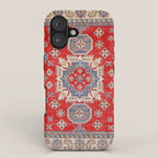 Diamond Eyes Kazak Persian Handmade Rug iPhone Case Gallery Image 1