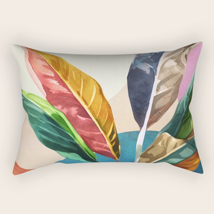 Colorful Branching Out 27 Rectangular Pillow Gallery Image 1