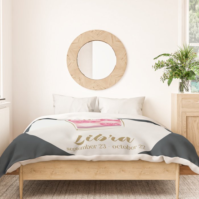 Strawberry Caipirinha Cocktail Zodiac Sign Duvet Cover Gallery Image 3