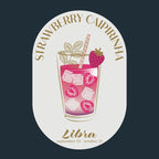 Strawberry Caipirinha Cocktail Zodiac Sign Coffee Mug Gallery Image 2