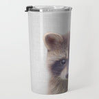 Raccoon - Colorful Travel Mug Gallery Image 3