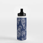 Manatees - Navy Water Bottle Gallery Image 2