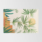 The Good Garden Desert Landscape Illustration Rug Gallery Image 2