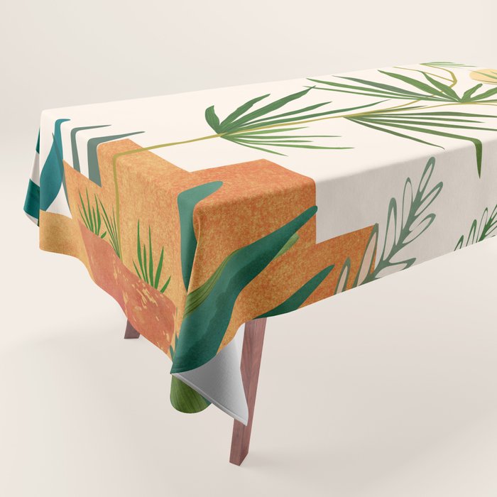 The Good Garden Desert Landscape Illustration Tablecloth Gallery Image 1