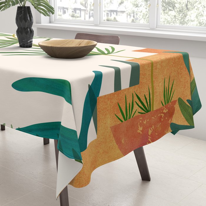 The Good Garden Desert Landscape Illustration Tablecloth Gallery Image 3