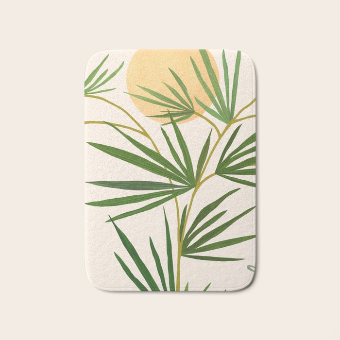 The Good Garden Desert Landscape Illustration Bath Mat Gallery Image 1