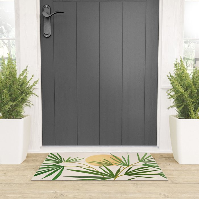 The Good Garden Desert Landscape Illustration Welcome Mat Gallery Image 3